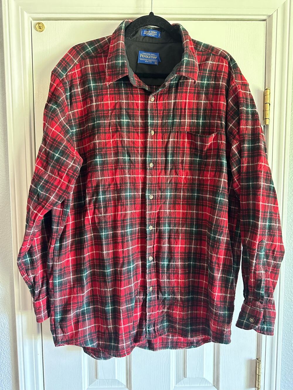 Vintage Pendleton 100% Wool Lodge Shirt in O’Neill Tartan M's Size XXL